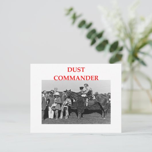 stofcommandant briefkaart (Staand voorkant)