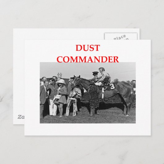 stofcommandant briefkaart (Voorkant / Achterkant)