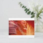 stofdeeltjes in de lichtstraal briefkaart (Staand voorkant)