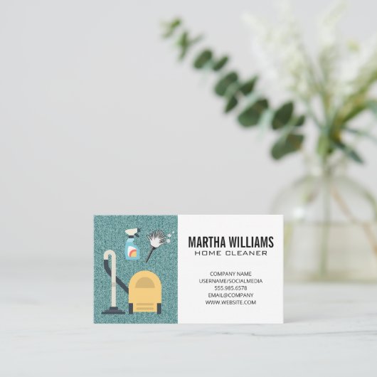 stofdoek van vacuümverstuivers | tapijt visitekaartje (Staand voorkant)