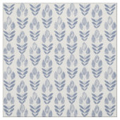 Stoff - Blauwe tulpen Stof (Swatch)