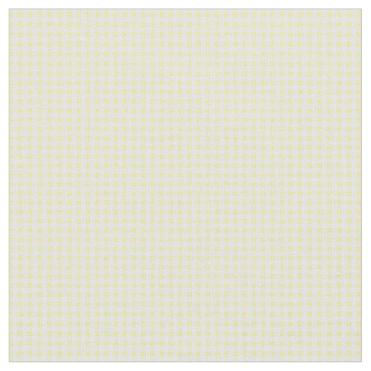Stoff, Geel Gingham Patroon Stof (Close Up)