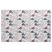 Stoff met leuk vispatroon stof (Fat Quarter)