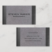 Stoff | Metaalachtig Visitekaartje (Voorkant / Achterkant)