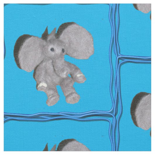 Stoff - Olifant in lijst Stof (Close Up)