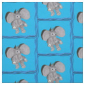 Stoff - Olifant in lijst Stof (Swatch)