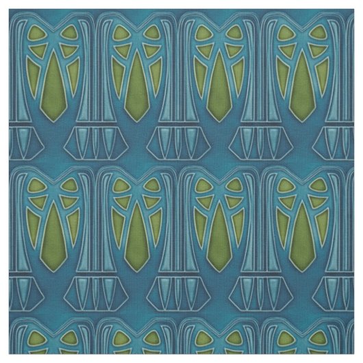 Stoff - Palmbomen Design Stof (Swatch)
