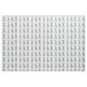 Stoff - Witte Fluffy Staart Stof (Fat Quarter)