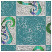 Stoffbahn celtic Triskele Stof (Close Up)