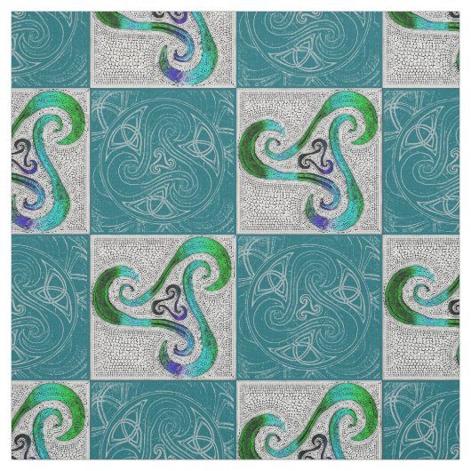 Stoffbahn celtic Triskele Stof (Swatch)