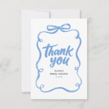 Stoffelen Blauwe Lint Boog Whimsical Bruidsmeisje 