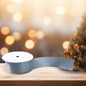 Stoffelijk maagdenpalm blauw satijnen lint