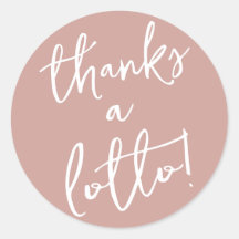 Stoffelijk Roos Bedankt een Lotto Sticker