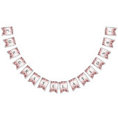 Stoffelijk Roos Bloemen Bunting Flag Vlaggetjes (Alle)