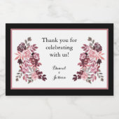 Stoffelijk Roos Bourgogne Favor Mini Mousserende W Sparkling Wijnetiket (Enkel label)