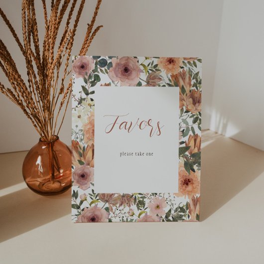 Stoffelijk Roos en verbrand Sinaasappel Bloemen gu Reclamebord Met Voetstuk