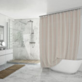 Stoffelijk Roos Modern Minimalistisch Streep Boho Douchegordijn