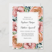 Stoffelijk Sinaasappel Rozen Orchideeën Bloemen Bl Kaart (Voorkant)