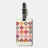 stoffen bagagelabel (Voorkant verticaal)