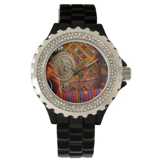Stoffen, Bhutan Horloge (Voorkant)