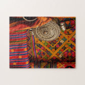 Stoffen, Bhutan Legpuzzel (Horizontaal)
