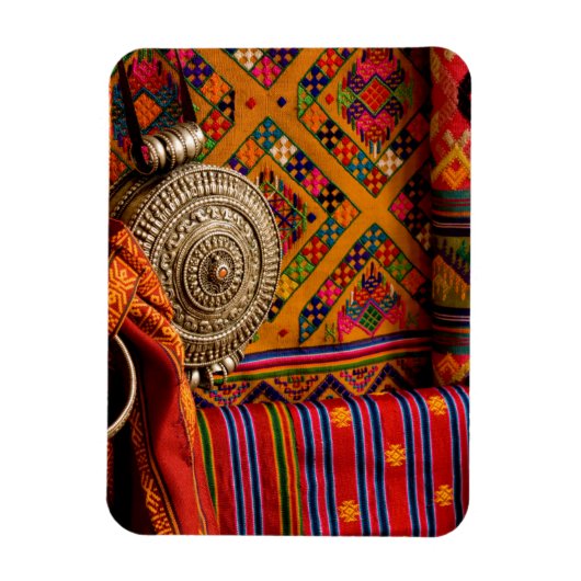 Stoffen, Bhutan Magneet (Verticaal)