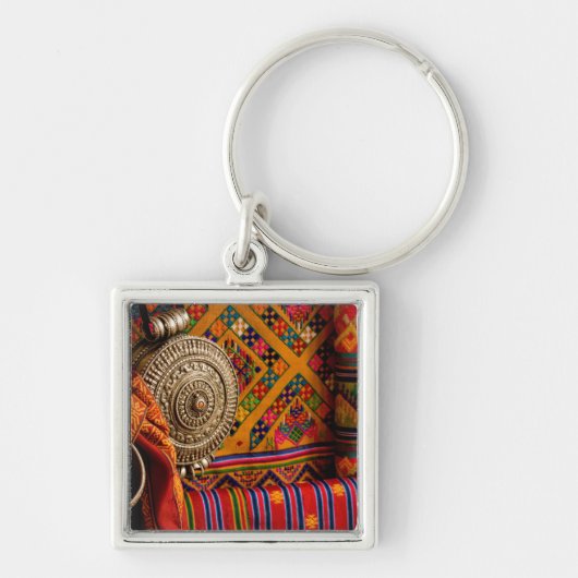 Stoffen, Bhutan Sleutelhanger (Voorkant)