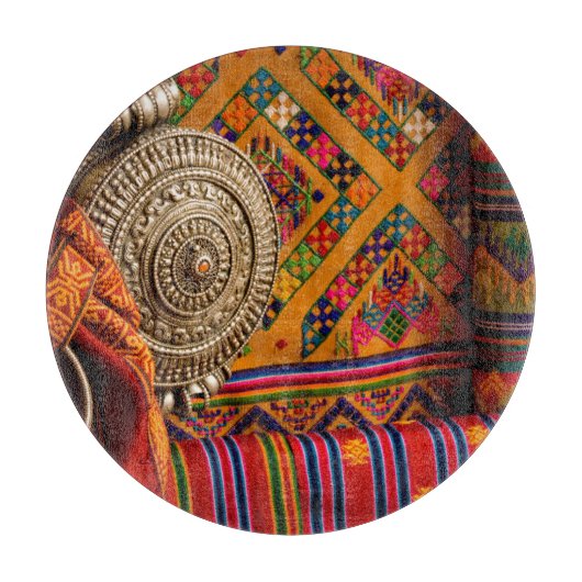 Stoffen, Bhutan Snijplank (Voorkant)