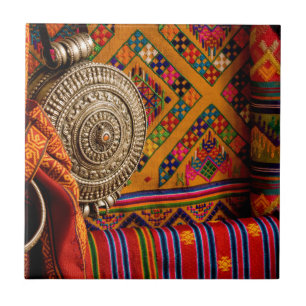 Stoffen, Bhutan Tegeltje