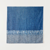 Stoffen blauwe jeans achtergrond, denim structuur wandkleed (Voorkant)