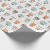 Stoffen die geslachtsneutraal zijn in zachte kleur cadeaupapier (Hoek)