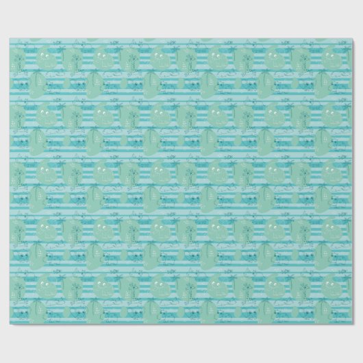 Stoffen die met water spelen 1 cadeaupapier (Vlak)