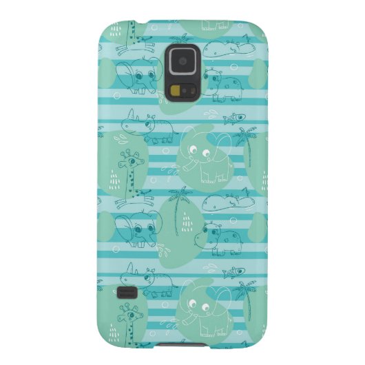Stoffen die met water spelen 1 Case-Mate samsung galaxy hoesje (Achterkant)