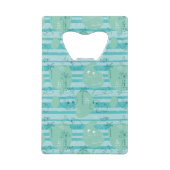 Stoffen die met water spelen 1 creditkaart flessenopener (Achterkant)