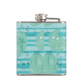 Stoffen die met water spelen 1 heupfles (Achterkant)