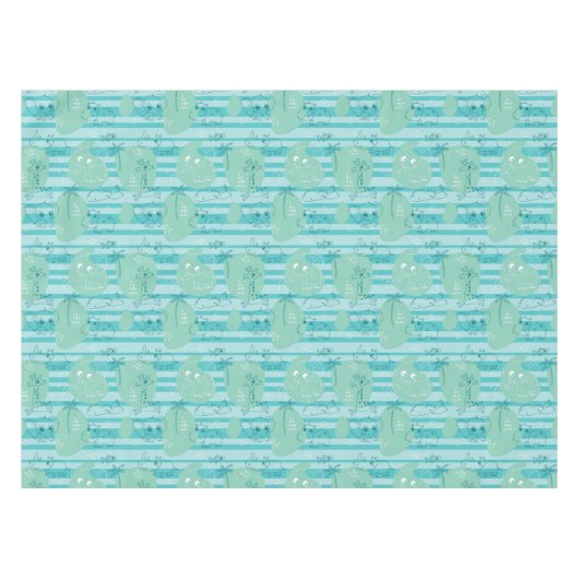 Stoffen die met water spelen 1 tafelkleed (Voorkant (Horizontaal))