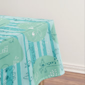 Stoffen die met water spelen 1 tafelkleed (Voorbeeld)