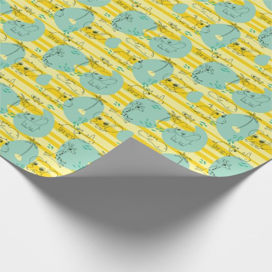 Stoffen die met water spelen 2 cadeaupapier (Hoek)