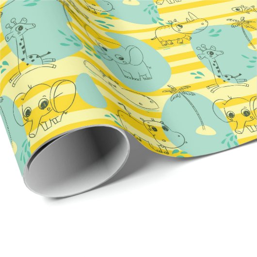 Stoffen die met water spelen 2 cadeaupapier (Rol Hoek)