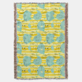 Stoffen die met water spelen 2 deken (Voorkant Verticaal)