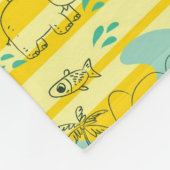 Stoffen die met water spelen 2 fleece deken (Hoek)