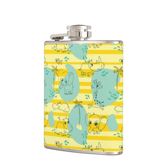 Stoffen die met water spelen 2 heupfles (Links)