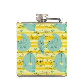 Stoffen die met water spelen 2 heupfles (Achterkant)