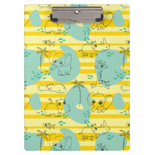 Stoffen die met water spelen 2 klembord (Voorkant)