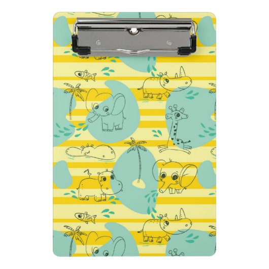 Stoffen die met water spelen 2 mini klembord (Voorkant)