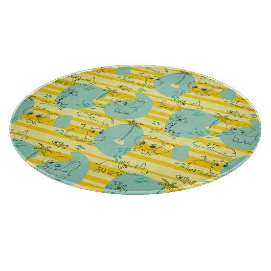 Stoffen die met water spelen 2 snijplank (Hoek)