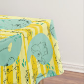 Stoffen die met water spelen 2 tafelkleed (Voorbeeld)