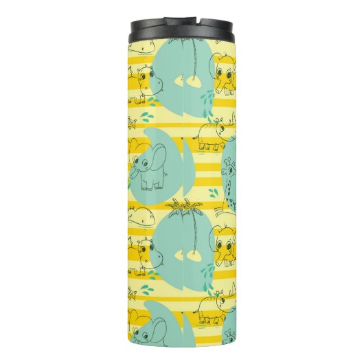 Stoffen die met water spelen 2 thermosbeker (Achterkant)