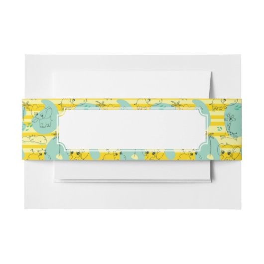 Stoffen die met water spelen 2 uitnodigingen wikkel (Voorkant Voorbeeld)