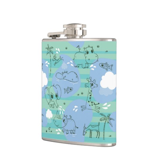 Stoffen die met water spelen 3 heupfles (Links)